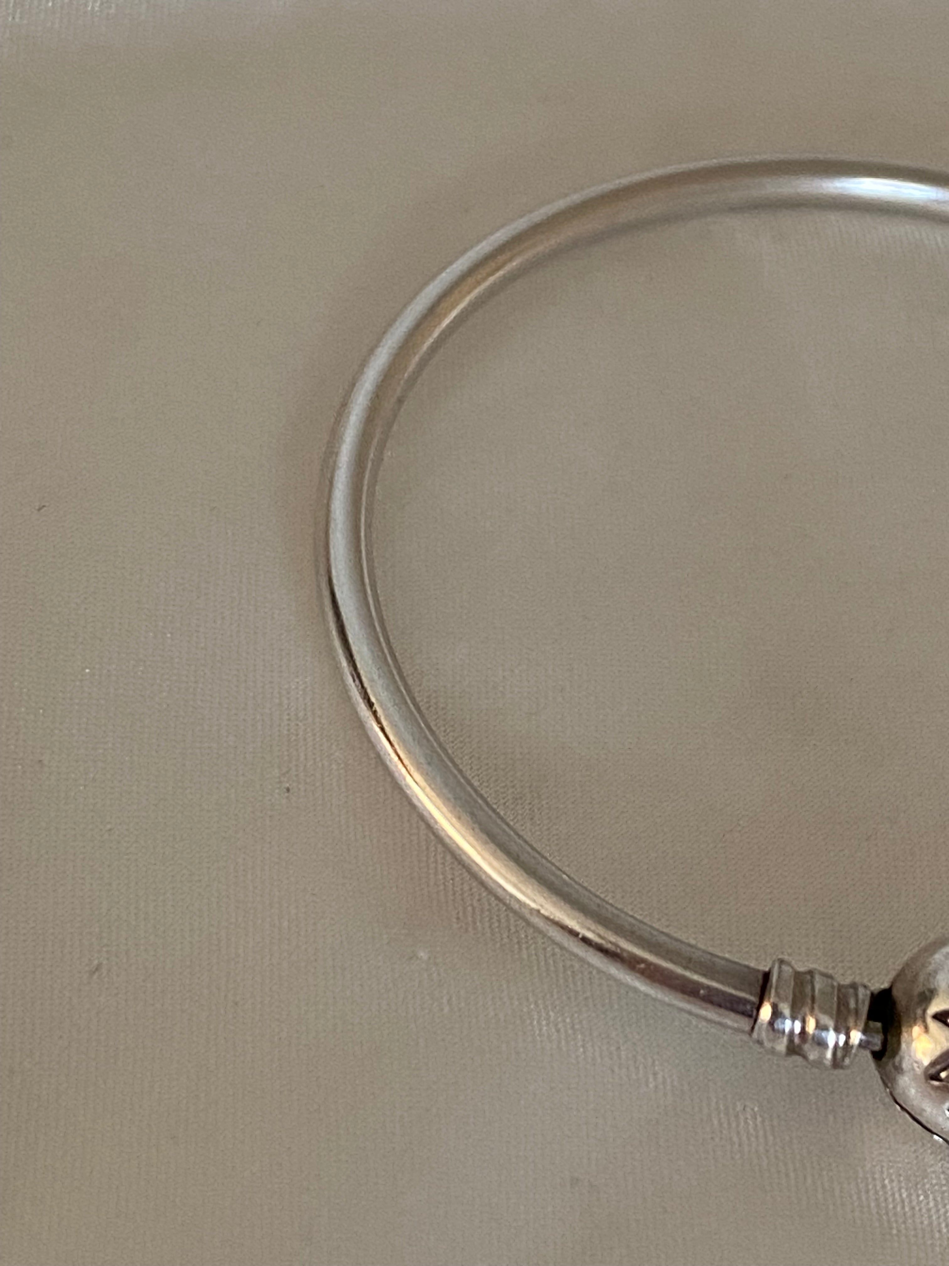 Pandora Moments Logo Clasp Bangle, 590713