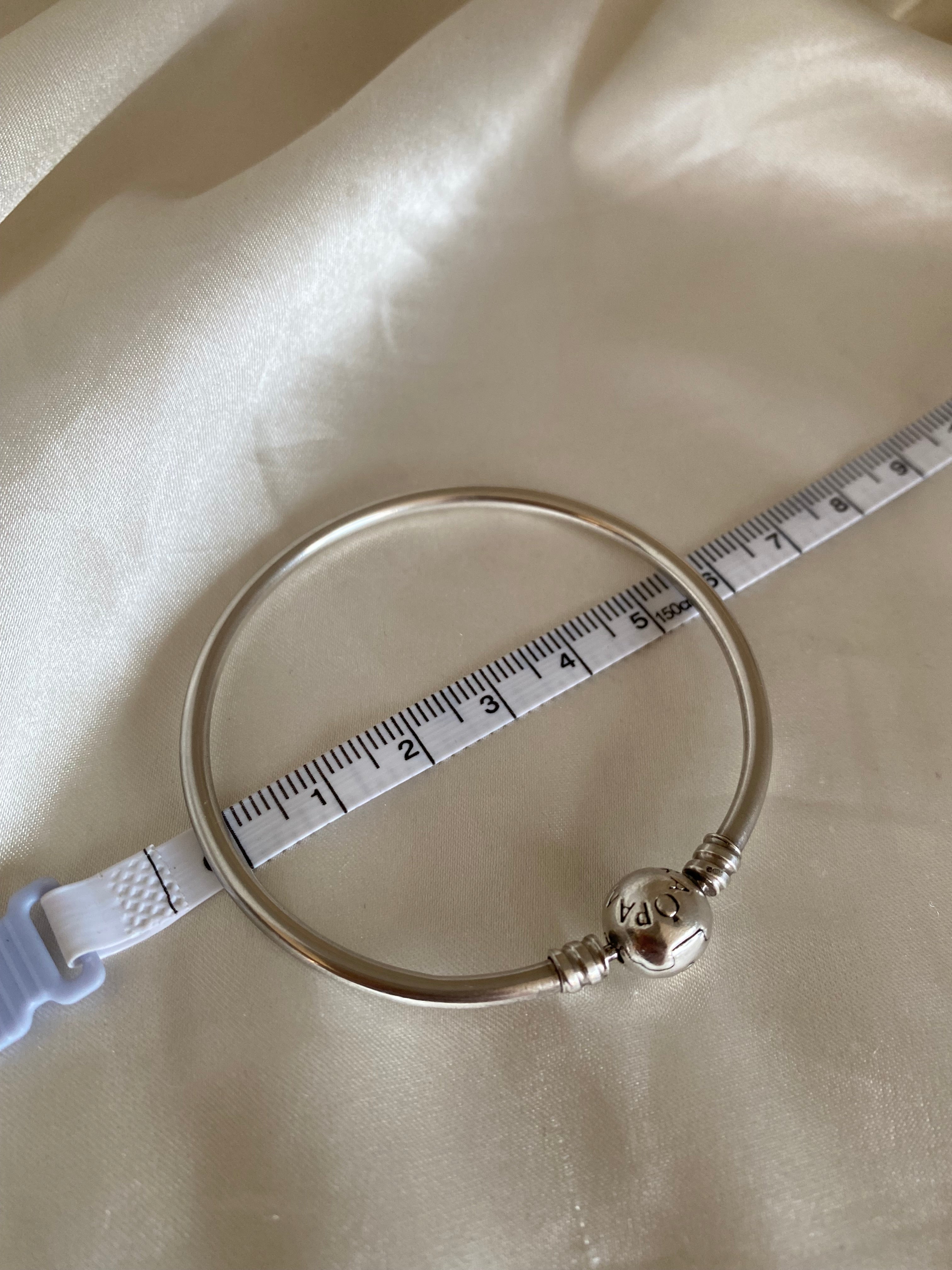 Pandora Moments Logo Clasp Bangle, 590713