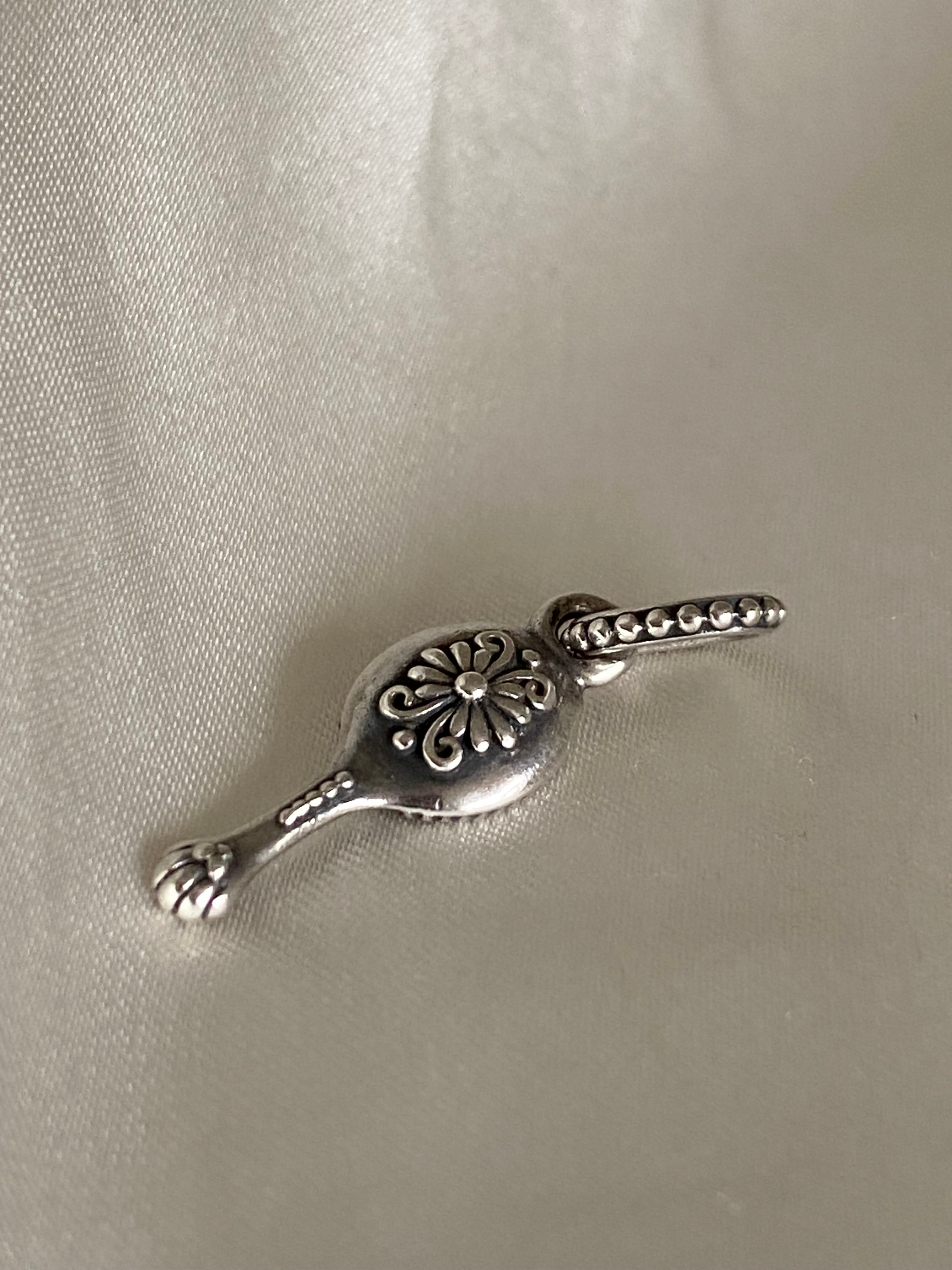 Pandora Vanity Mirror Silver Enamel Charm, 791223EN44