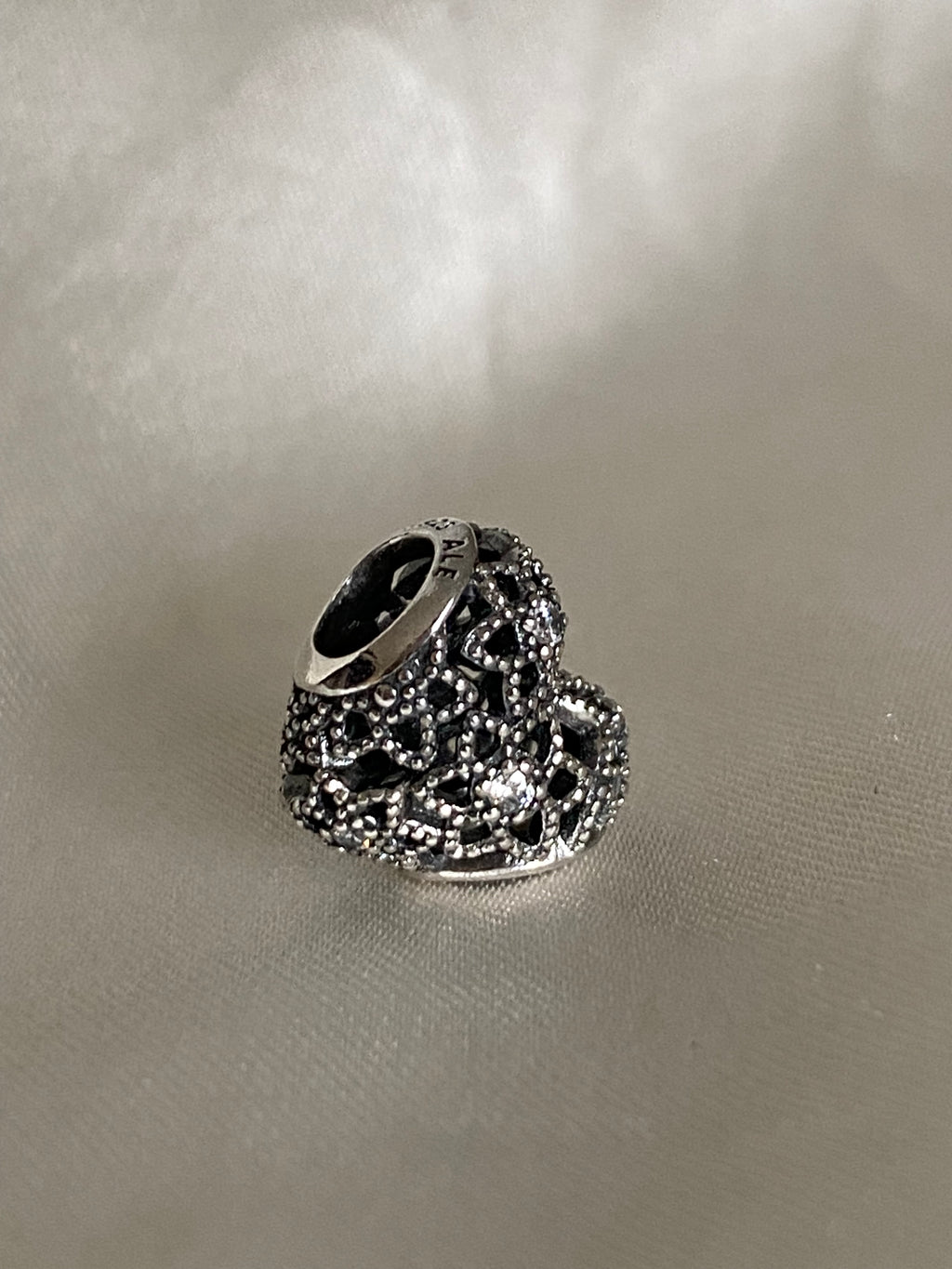 Pandora Blooming Heart charm 796264CZ