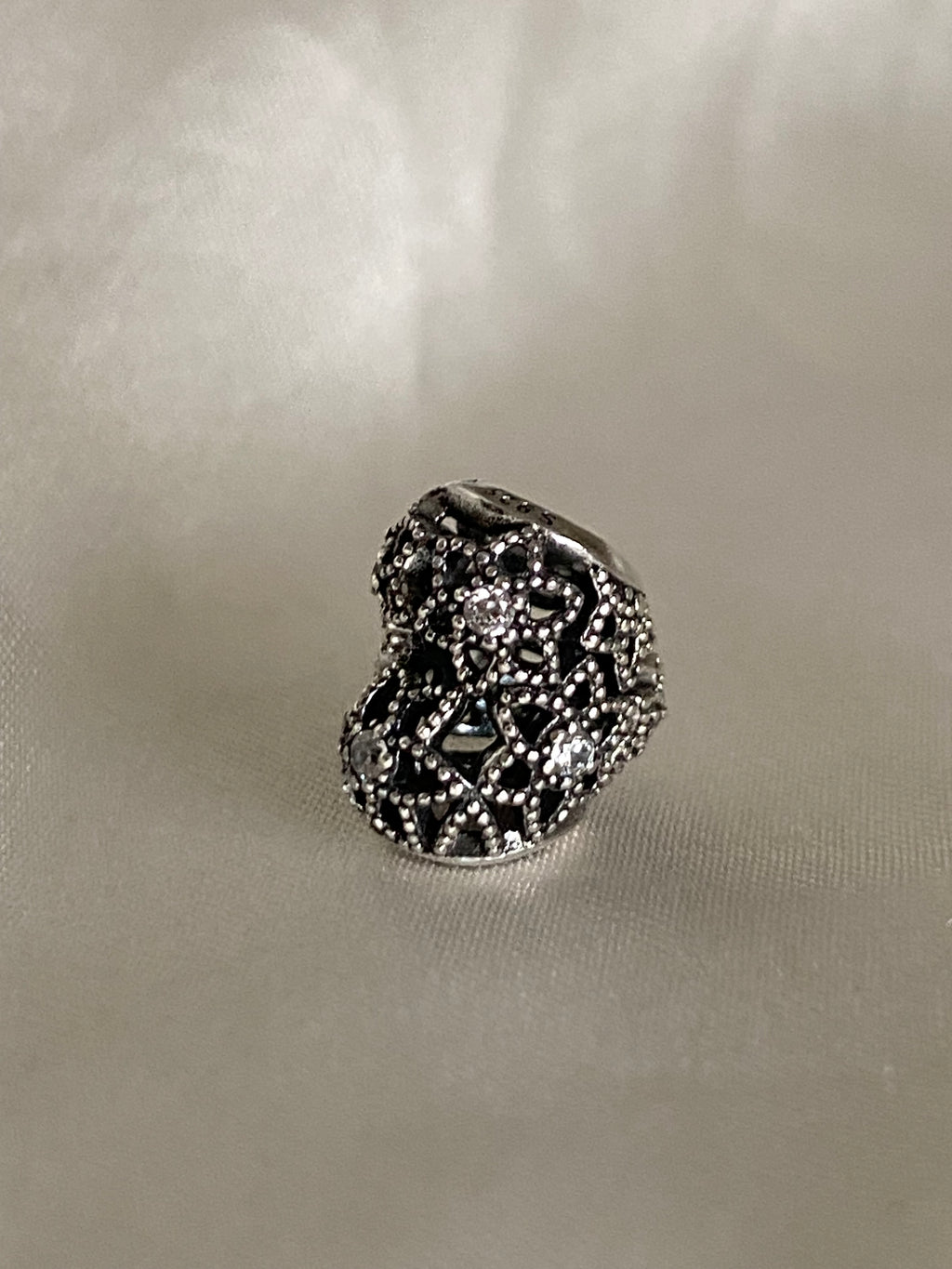 Pandora Blooming Heart charm 796264CZ
