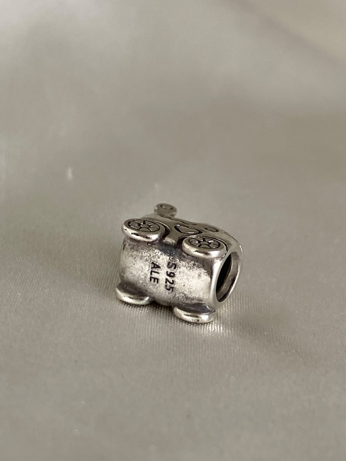 Pre-owned Pandora Baby Carriage Charm 790346 Sterling Silver